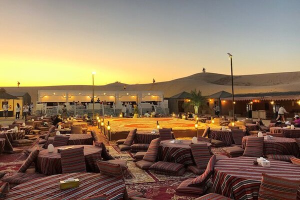 Dubai Red Dune Safari, Camel Ride, Sandboarding with VIP Majis
