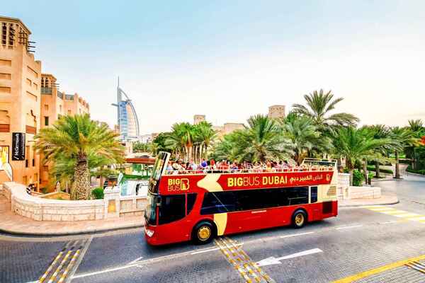 Dubai 5-Day Hop-On Hop-Off Bus, Dhow Cruise, & Desert Tour