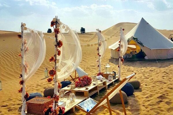 Dubai Desert Safari, Dune Bashing, Camel Ride & Al Khayma Camp