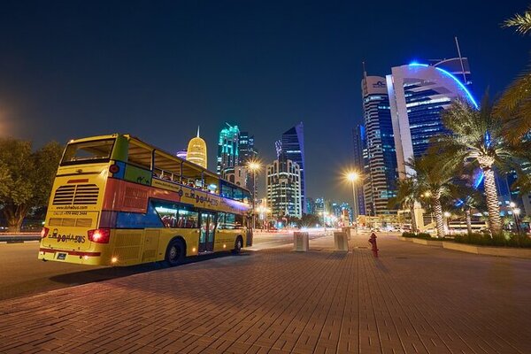 Doha 24-Hour Hop-On Hop-Off Bus Ticket with Audio Guide