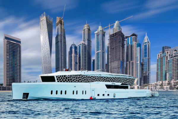 Dubai Mega Yacht Cruise with Buffet Dinner