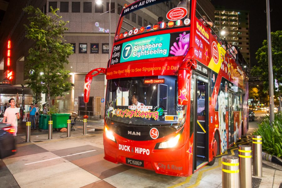 Singapore Big Bus Night Tour with Live Guide
