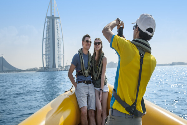 Dubai Speedboat Tour Marina, Atlantis, Palm & Burj Al Arab