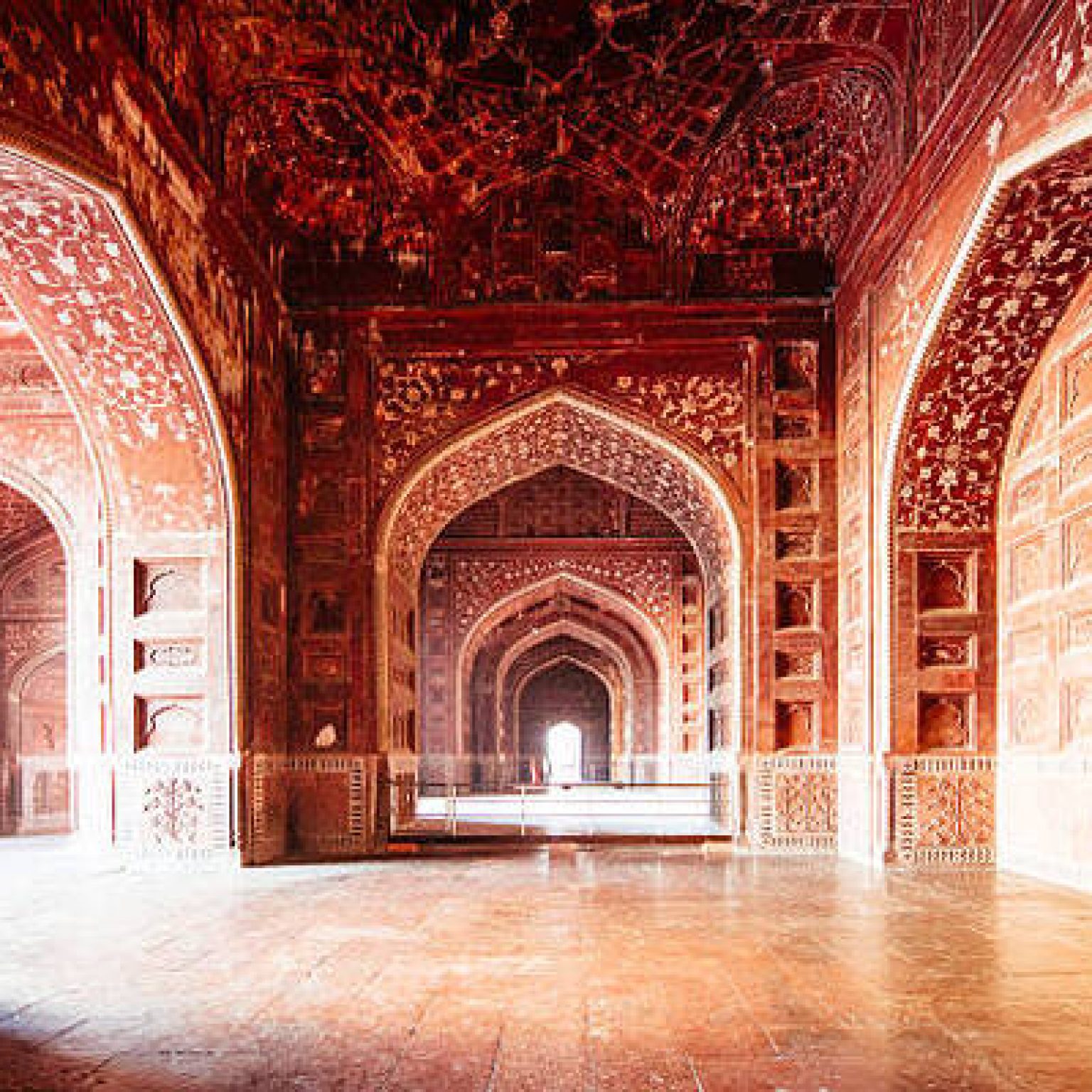 Taj Mahal Mosque, Agra. India