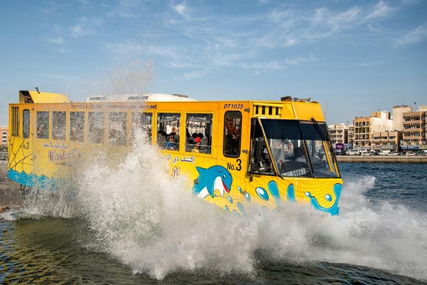 Dubai Wonder Bus Sea and Land Adventure Tour