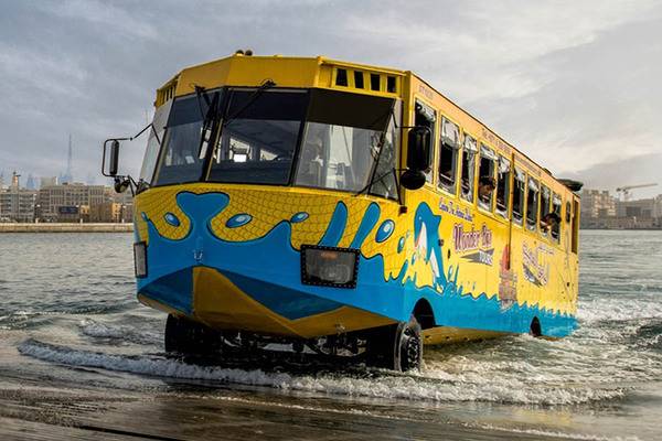 Dubai Wonder Bus Sea and Land Adventure Tour